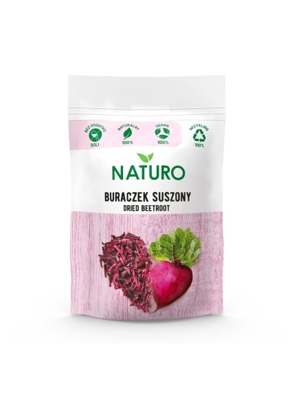 Džiovinti burokėliai Naturo, 80g Džiovinti burokėliai Naturo, 80g