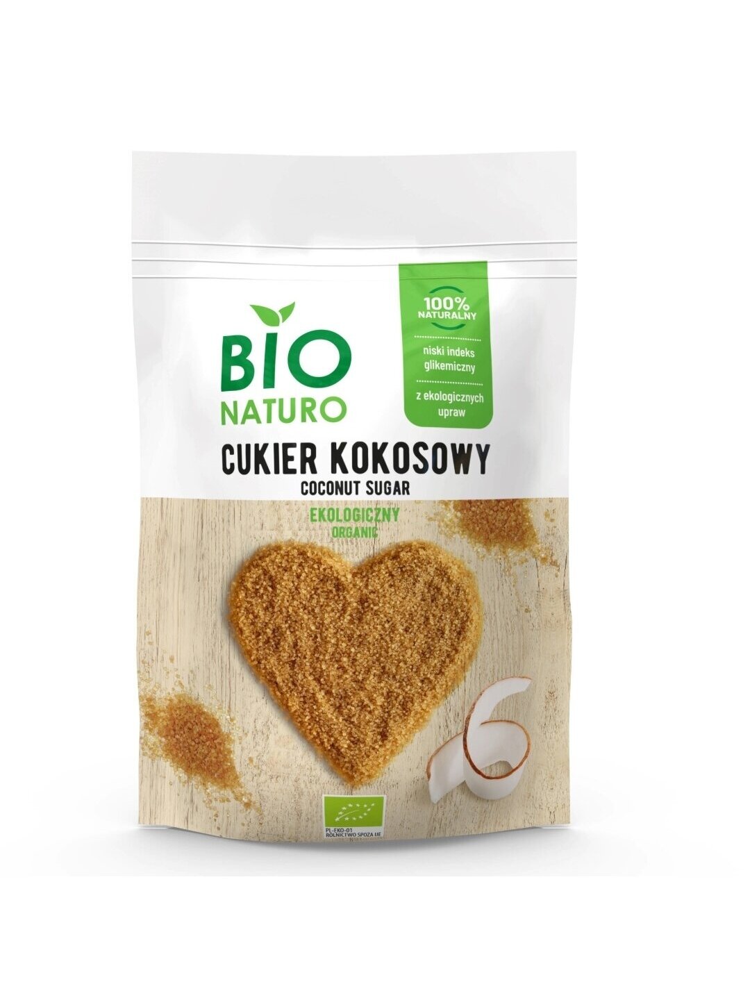 Ekologiškas kokosų cukrus BIO Naturo, 250g