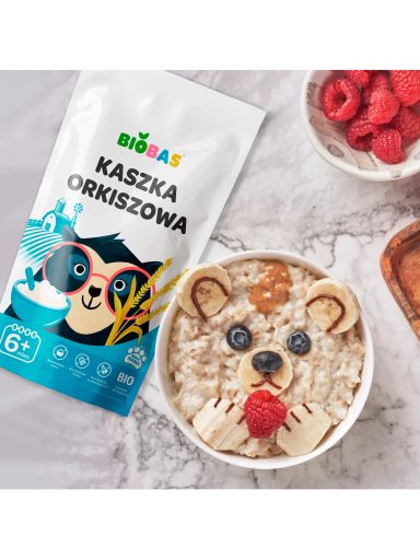 Ekologiška speltos kviečių košė BioBas, 200g