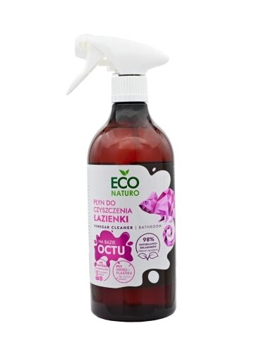 Ekologiškas acto pagrindo valiklis voniai EcoNaturo, 750ml Ekologiškas acto pagrindo valiklis voniai EcoNaturo, 750ml