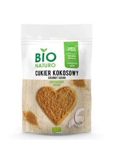 Ekologiškas kokosų cukrus BIO Naturo, 250g