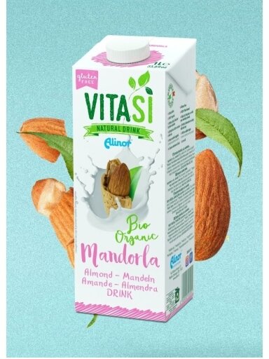 Ekologiškas migdolų gėrimas Vitasi, 1l Ekologiškas migdolų gėrimas Vitasi, 1l