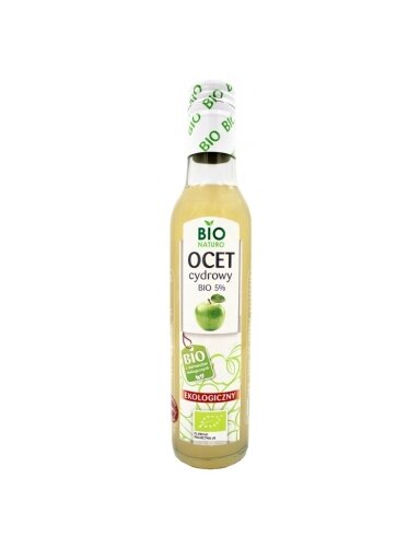 Ekologiškas obuolių sidro actas 5%  BIO Naturo, 250ml