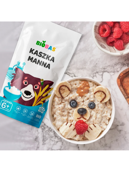 Ekologiška manų košė BioBas, 200g 1 Ekologiška manų košė BioBas, 200g 1
