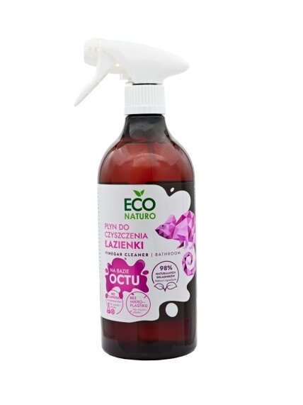 Ekologiškas acto pagrindo valiklis voniai EcoNaturo, 750ml Ekologiškas acto pagrindo valiklis voniai EcoNaturo, 750ml