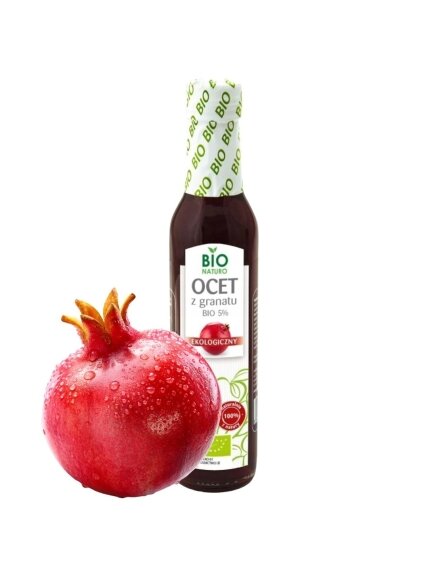 Ekologiškas granatų actas 5% BIO Naturo, 250ml Ekologiškas granatų actas 5% BIO Naturo, 250ml