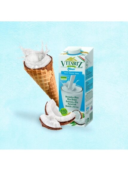 Ekologiškas kokosų ir ryžių gėrimas Vitariz, 1L 2 Ekologiškas kokosų ir ryžių gėrimas Vitariz, 1L 2