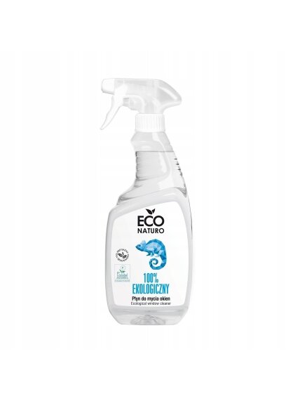 Ekologiškas langų valiklis EcoNaturo, 750ml Ekologiškas langų valiklis EcoNaturo, 750ml