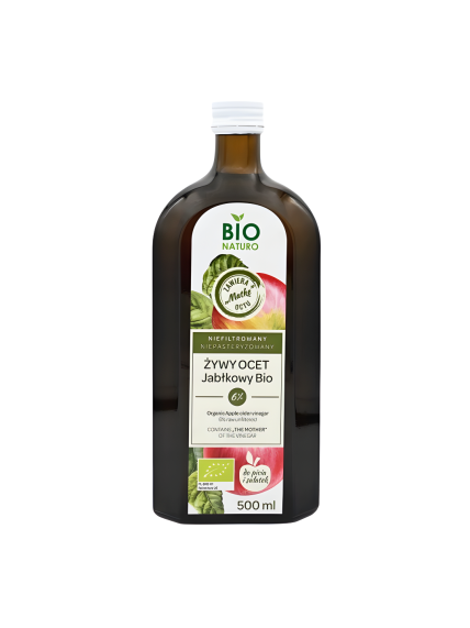 Ekologiškas obuolių sidro actas 6% BIO Naturo, 500 ml Ekologiškas obuolių sidro actas 6% BIO Naturo, 500 ml