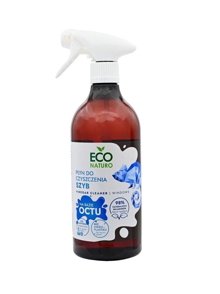 Ekologiškas acto pagrindo valiklis langams EcoNaturo, 750ml Ekologiškas acto pagrindo valiklis langams EcoNaturo, 750ml