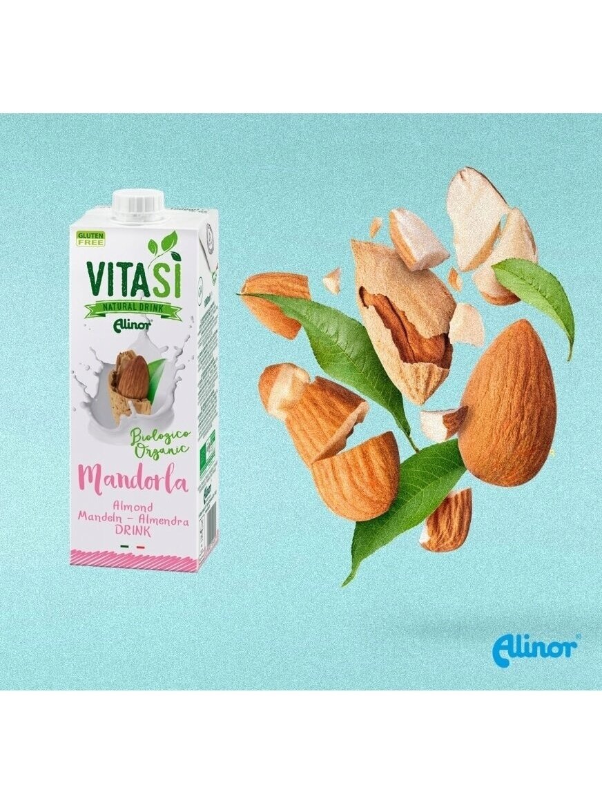 Ekologiškas migdolų gėrimas Vitasi, 1l 1