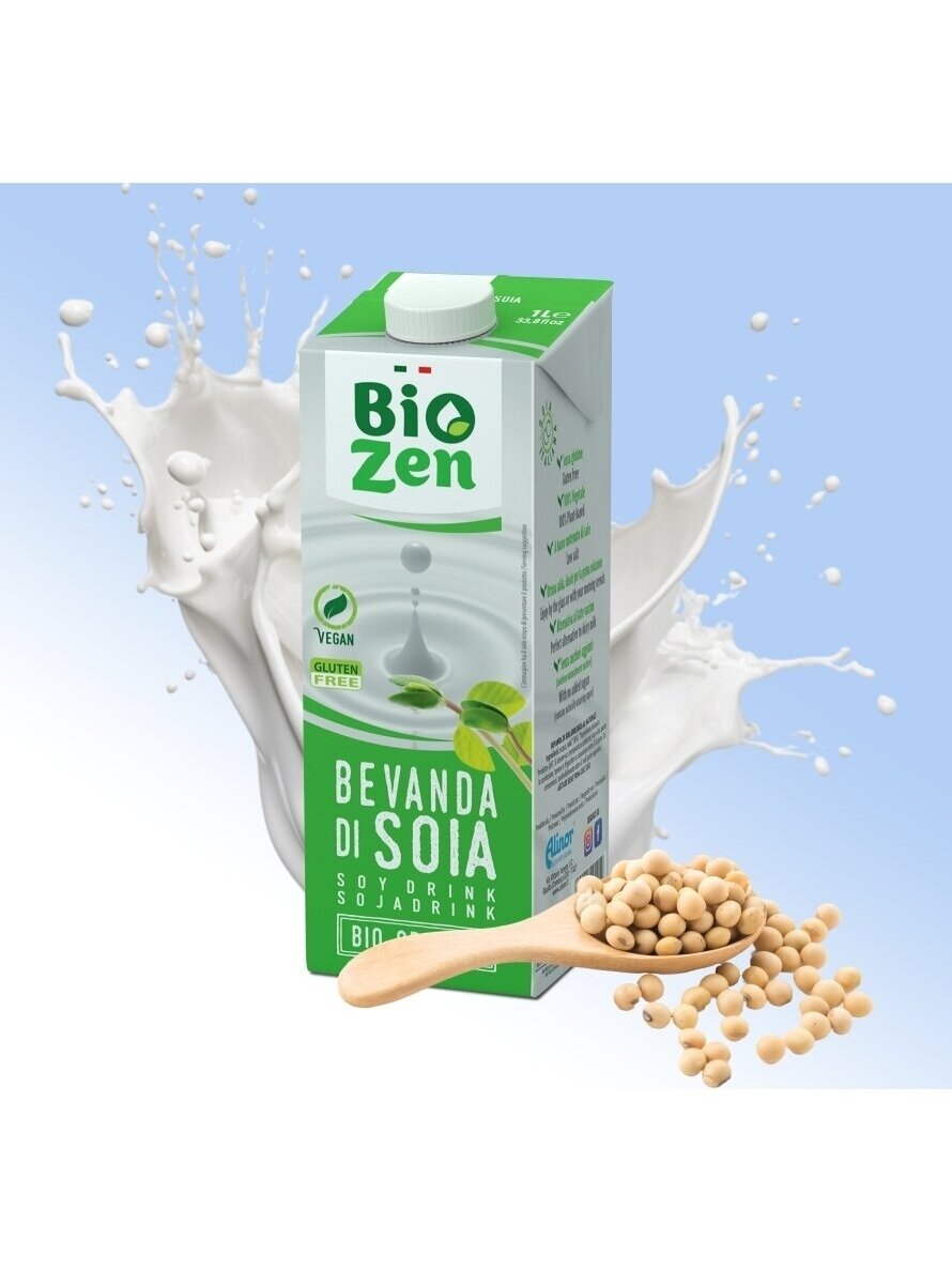 Ekologiškas begliutenis sojų gėrimas BioZen, 1l
