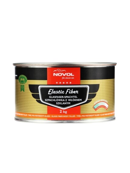 ELASTIC FIBER - Glaistas su stiklo pluoštu su maišymo indikatoriumi 2kg ELASTIC FIBER - Glaistas su stiklo pluoštu su maišymo indikatoriumi 2kg