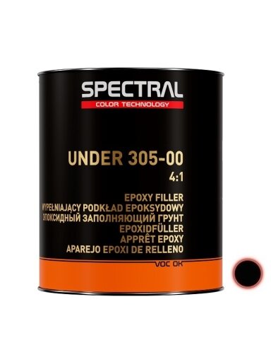 Epoksidinis užpildantis gruntas UNDER 305-00 P5 4+1 2,8L juodas Epoksidinis užpildantis gruntas UNDER 305-00 P5 4+1 2,8L juodas