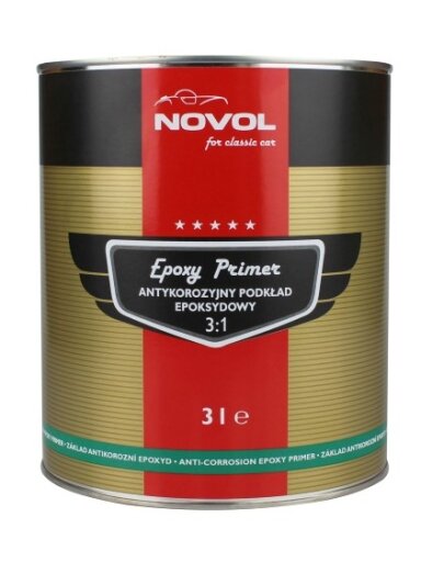 EPOXY PRIMER 3:1 - Epoksidinis storasluoksnis gruntas 3:1 gelsvas 3L EPOXY PRIMER 3:1 - Epoksidinis storasluoksnis gruntas 3:1 gelsvas 3L