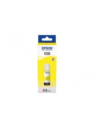 Epson 106 EcoTank (C13T00R440) Rašalo papildymo buteliukas, Geltona