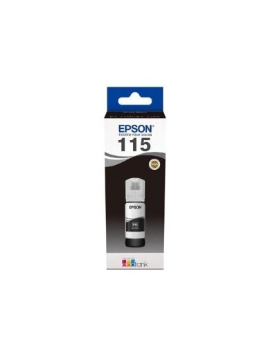 Epson 115 EcoTank (C13T07C14A) Rašalo papildymo buteliukas, Juoda