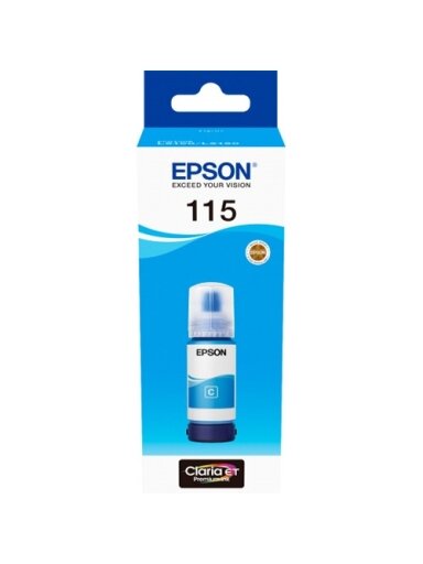 Epson 115 EcoTank (C13T07D24A) Rašalo papildymo buteliukas, Žydra