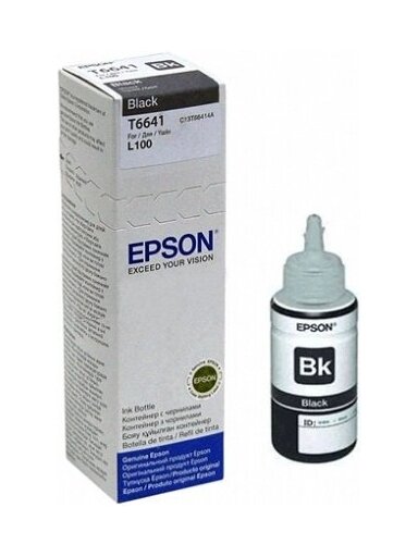 Epson T6641 (C13T66414A) Rašalo papildymo buteliukas, Juoda