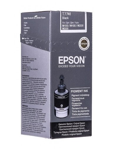 Epson T7741 (C13T77414A) Rašalo papildymo buteliukas, Juoda
