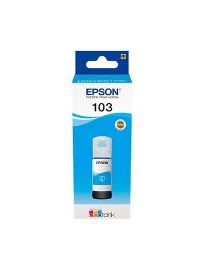 Epson 103 EcoTank (C13T00S24A) Rašalo papildymo buteliukas, Žydra Epson 103 EcoTank (C13T00S24A) Rašalo papildymo buteliukas, Žydra