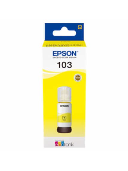 Epson 103 EcoTank (C13T00S44A) Rašalo papildymo buteliukas, Geltona Epson 103 EcoTank (C13T00S44A) Rašalo papildymo buteliukas, Geltona