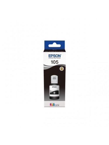Epson 105 EcoTank (C13T00Q140) Rašalo papildymo buteliukas, Juoda Epson 105 EcoTank (C13T00Q140) Rašalo papildymo buteliukas, Juoda