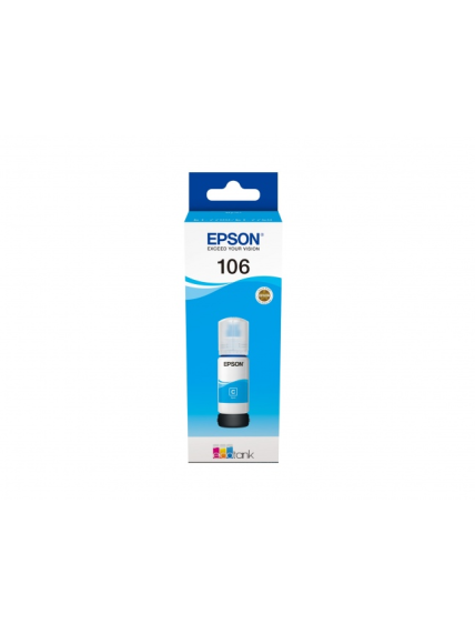 Epson 106 EcoTank (C13T00R240) Rašalo papildymo buteliukas, Žydra Epson 106 EcoTank (C13T00R240) Rašalo papildymo buteliukas, Žydra