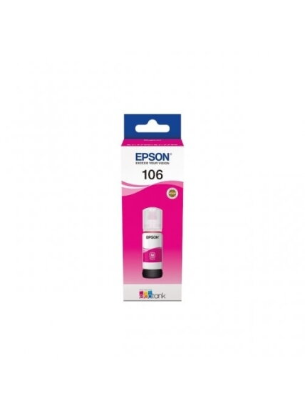Epson 106 EcoTank (C13T00R340) Rašalo papildymo buteliukas, Purpurinė Epson 106 EcoTank (C13T00R340) Rašalo papildymo buteliukas, Purpurinė