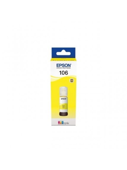 Epson 106 EcoTank (C13T00R440) Rašalo papildymo buteliukas, Geltona Epson 106 EcoTank (C13T00R440) Rašalo papildymo buteliukas, Geltona