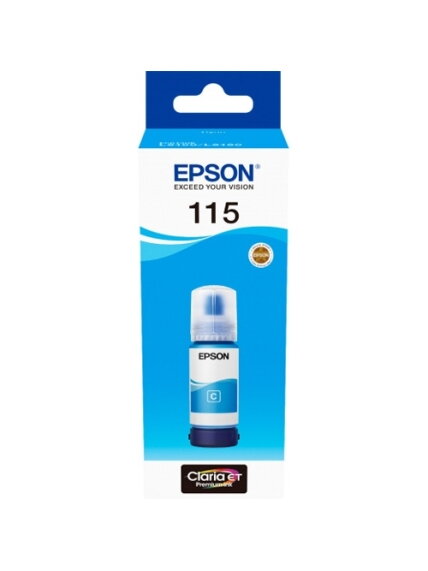 Epson 115 EcoTank (C13T07D24A) Rašalo papildymo buteliukas, Žydra Epson 115 EcoTank (C13T07D24A) Rašalo papildymo buteliukas, Žydra