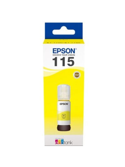 Epson 115 EcoTank (C13T07D44A) Rašalo papildymo buteliukas, Geltona Epson 115 EcoTank (C13T07D44A) Rašalo papildymo buteliukas, Geltona