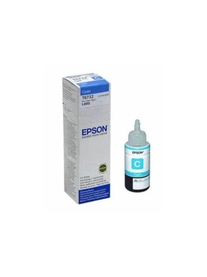 Epson T6732 (C13T67324A) Rašalo papildymo buteliukas, Žydra Epson T6732 (C13T67324A) Rašalo papildymo buteliukas, Žydra