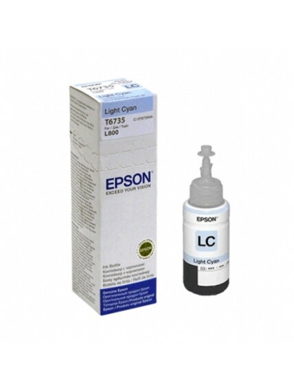 Epson T6735 (C13T67354A) Rašalo papildymo buteliukas, Šviesiai žydra Epson T6735 (C13T67354A) Rašalo papildymo buteliukas, Šviesiai žydra