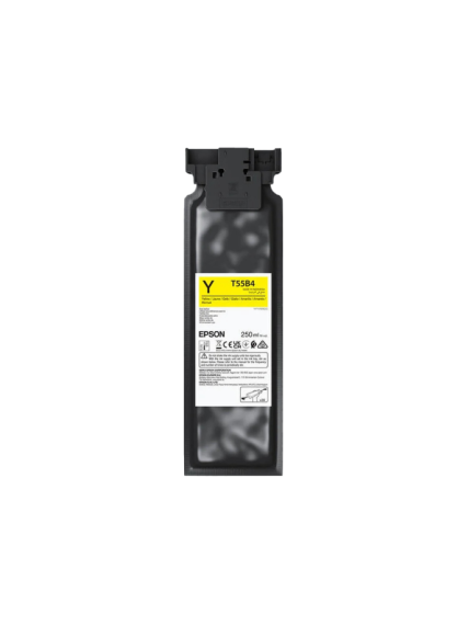 Epson UltraChrome DG2 T55B4 (C13T55B400) 250 ml Rašalinė kasetė, Geltona Epson UltraChrome DG2 T55B4 (C13T55B400) 250 ml Rašalinė kasetė, Geltona