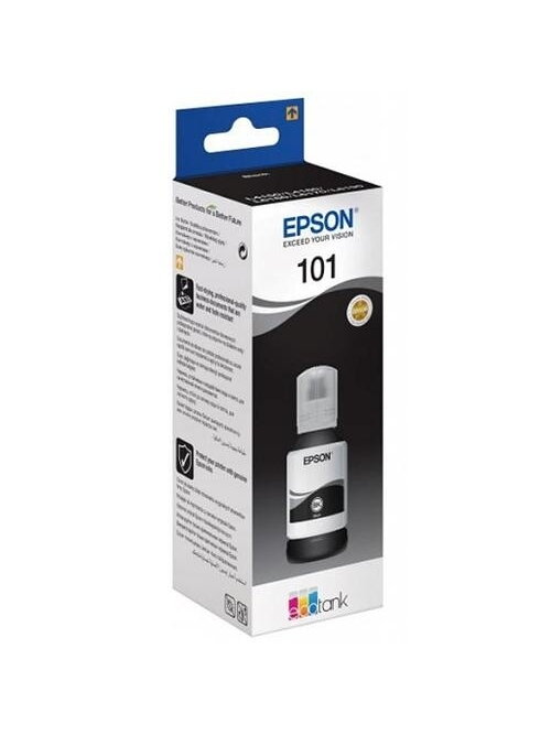 Epson 101 EcoTank (C13T03V14A) Rašalo papildymo buteliukas, Juoda Epson 101 EcoTank (C13T03V14A) Rašalo papildymo buteliukas, Juoda