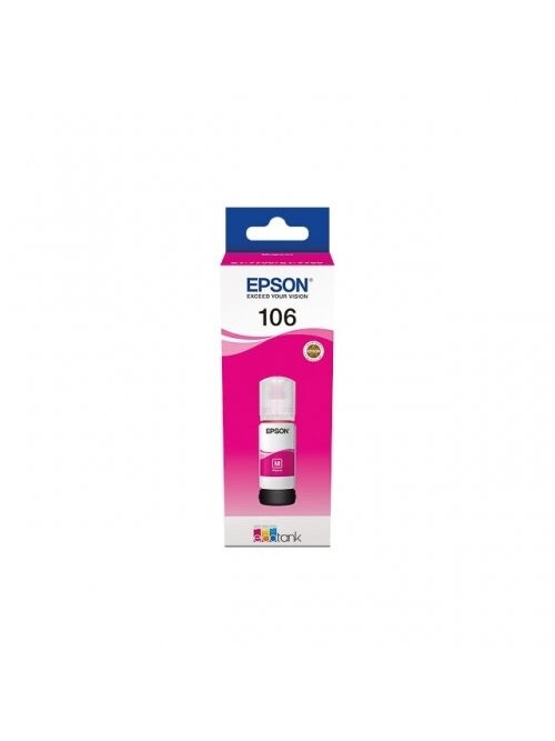 Epson 106 EcoTank (C13T00R340) Rašalo papildymo buteliukas, Purpurinė Epson 106 EcoTank (C13T00R340) Rašalo papildymo buteliukas, Purpurinė