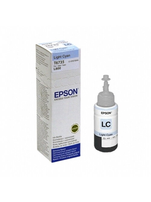 Epson T6735 (C13T67354A) Rašalo papildymo buteliukas, Šviesiai žydra