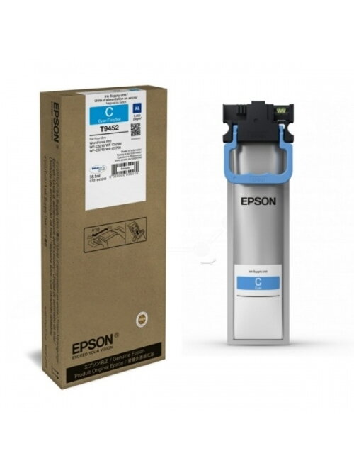 Epson T9452 XL (C13T945240) Rašalinė kasetė, Žydra Epson T9452 XL (C13T945240) Rašalinė kasetė, Žydra