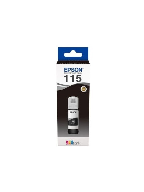 Epson 115 EcoTank (C13T07C14A) Rašalo papildymo buteliukas, Juoda