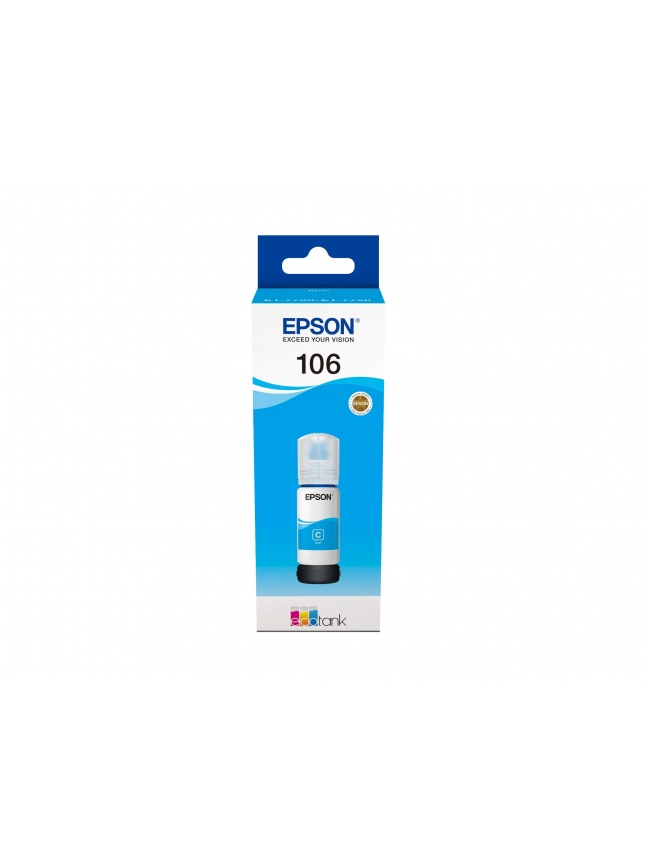 Epson 106 EcoTank (C13T00R240) Rašalo papildymo buteliukas, Žydra Epson 106 EcoTank (C13T00R240) Rašalo papildymo buteliukas, Žydra