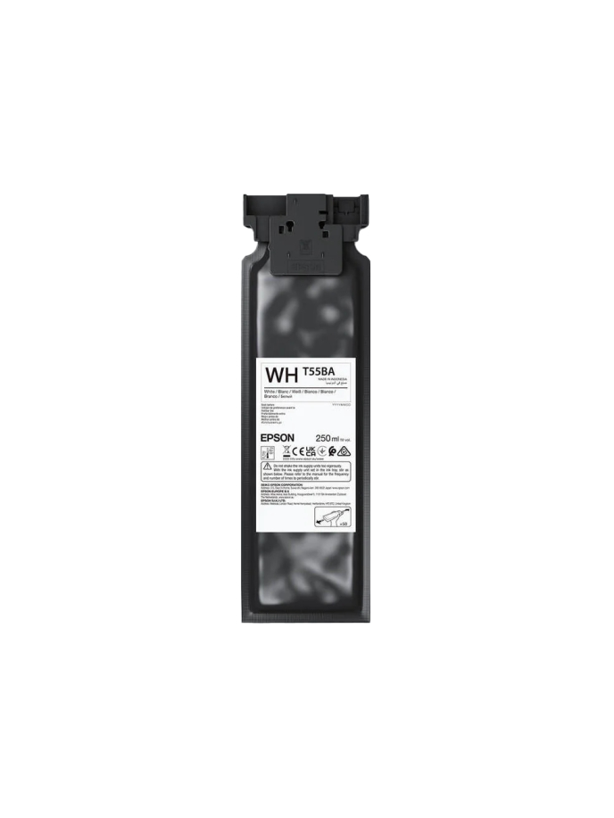 Epson UltraChrome DG2 T55BA (C13T55BA00) 250 ml Rašalinė kasetė, Balta Epson UltraChrome DG2 T55BA (C13T55BA00) 250 ml Rašalinė kasetė, Balta