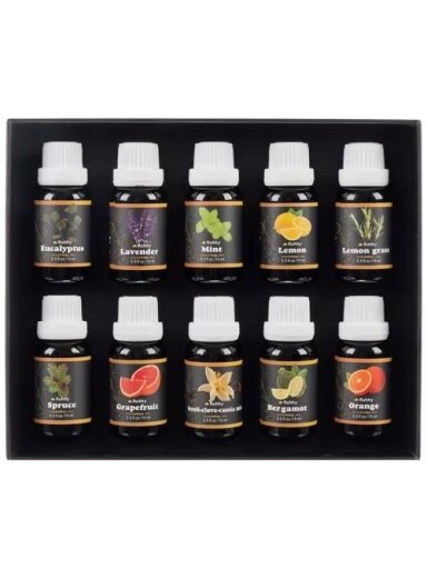 Eterinis aliejus - rinkinyje 10 vnt. 15 ml Ruhhy 21938