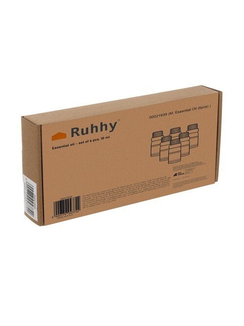 Eterinis aliejus - rinkinyje 6 vnt. 10 ml Ruhhy 21939 10 Eterinis aliejus - rinkinyje 6 vnt. 10 ml Ruhhy 21939 10
