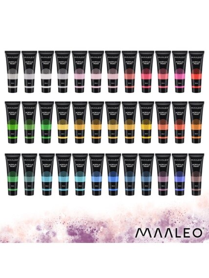 Akriliniai dažai, 20 ml – 36 vnt. „Maaleo“ 7 Akriliniai dažai, 20 ml – 36 vnt. „Maaleo“ 7