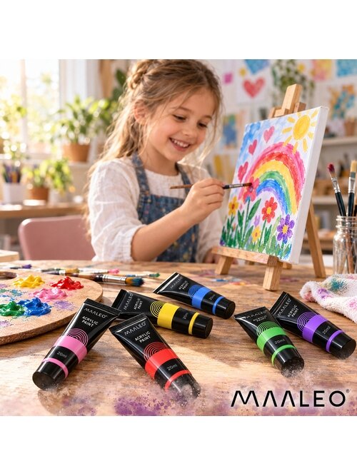 Akriliniai dažai, 20 ml – 36 vnt. „Maaleo“ 5 Akriliniai dažai, 20 ml – 36 vnt. „Maaleo“ 5