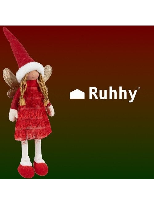 Fėja – raudona kalėdinė figūrėlė Ruhhy 22346 1