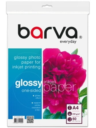 Fotopopierius Barva (IP-CE230-229) Everyday blizgus 230 g/m², A4, 60 lapų