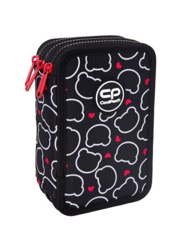 Forminis trijų skyrių penalas su priedais CoolPack Jumper 3 BEAR