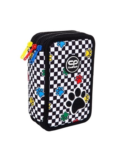 Forminis trijų skyrių penalas su priedais CoolPack Jumper 3 Catch me